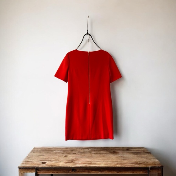 Tahari ASL Scarlet Mini Dress with Keyhole Detail - Picture 2 of 5